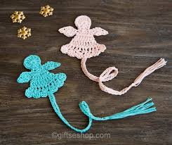 Cross is made in one piece. Christmas Bookmarks Crochet Angel Easy Crochet Patterns Gifts Shop