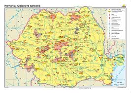 Scor 9.3 din 15 comentarii. Romania Obiective Turistice 140x100 Cm Geostore Ro