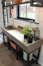 Kundenspezifische Betonwanne Betonkuche Wohnung Kuche Kuchen Design