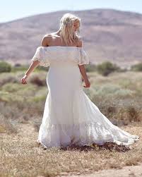Plus Size Collection Boho Off Shoulder Lace Chiffon Wedding Dress Boho Wedding Dress Bohemian Bohemian Bride Dress Bohemian Wedding Dresses