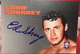 Eddie Sharkey WCW NWO style Custom Auto Card AWA Wrestling Signed