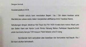 Berisi contoh surat permohonan kerja, permohonan bantuan dana kegiatan, permohonan izin, dinas, kerjasama, beasiswa, permohonan maaf, dsb. Surat Permohonan Daging Qurban