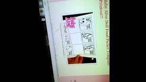 Templates Food Packets On Fun With Baby Alive Blog Youtube
