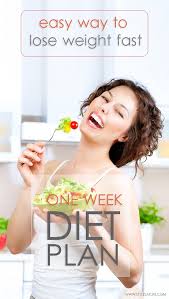lose weight fast one week t plan