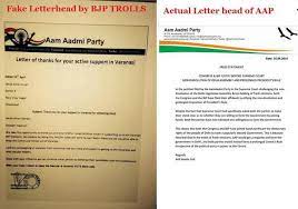 Vishal Dadlani On Twitter Kishor Kunal07 Dear Bjp4india Photoshop Team This Is Difference Between Fake And Actual Letterhead Http T Co Wcbwjnipom Twitter