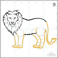 Easy step by step tutorial on how to draw a lion, pause the video at every step. A Simple Lion Drawing With Easy Step By Step Guides Craft Mart