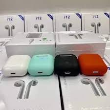 I12 Tws Airpods With Charging Case Bluetooth 5 0 Dh Shop Earbuds Bluetooth Headphones Earphone