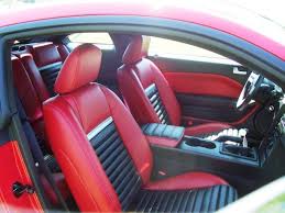 Custom Mustang Interior Custom Interior Ford Mustang Accessories Mustang Interior Red Mustang