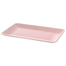 Dinera Plato Rosa Claro 30 X20 Cm Ikea Colores Apagados Rosa Claro Color Favorito