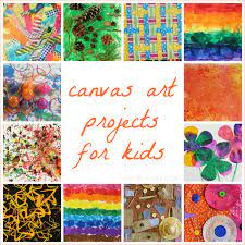 Small children of age 4 to 6 years love to think on their own and are usually very spontaneous. Canvas Art Ideas For Kids To Make Fun A Day