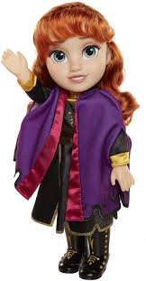Amazon Com Disney Frozen 2 Anna Travel Doll Features Violet Travel Cape Boots Hairstyle Ages 3 14 In Everything Else