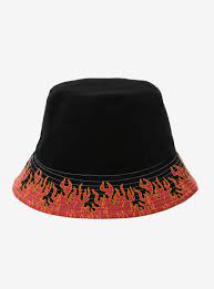 Flames Reversible Bucket Hat In 2021 Bucket Hat Hats Hat Designs