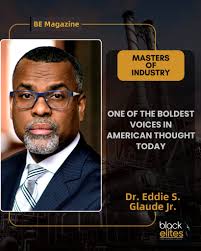 Dr. Eddie S. Glaude Jr. is a powerful intellectual force, blending history,  philosophy, and cultural analysis to challenge the conscience of America.  As a professor at Princeton University and a frequent commentator