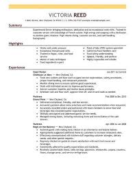 A potential hire should be a strong communicator, positive, energetic, calm under pressure, and willing to learn. Restaurant Server Job Description Resume Hudsonradc