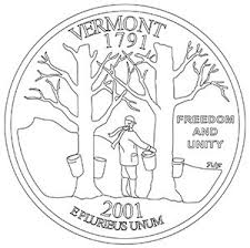 Color the mountain bluebird blue with a white and sky blue belly. 50 State Quarters Coloring Pages U S Mint For Kids