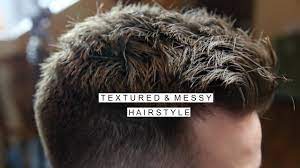 These popular men's short messy hairstyles are quite liked and loved by many. Textured Messy Hairstyle Men S Short Hair With Fade Cool Haircut Youtube