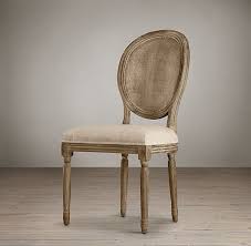 Vintage French Round Cane Back Fabric Side Chair Chaises Rembourrees Chaises D Appoint Chaise Tissu