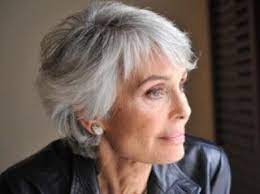 This short cut, with hair brushed forward toward the forehead, is one example of a sleek short haircut for gray hair. Poseidon S Underworld Molten Lavi Silver Hair Pinterest Hair Styles For Women Over 50 Cool Short Hairstyles Short Grey Hair