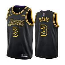 The los angeles lakers' anthony davis has sculpted features and wings for arms. Los Angeles Lakers Anthony Davis 3 Black Mamba Inspired City Jersey Xenorthin Official Shop