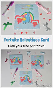 I've created a set of 16 unique valentine bingo cards you can download for free using the form below. Fortnite Valentines Day Cards With Free Printable Curious And Geeks