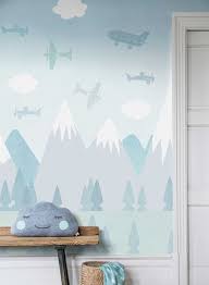 Kindertapete Brio Air Von Boras 3707 Kinderzimmer Tapete Kinder Tapete Kinder Zimmer