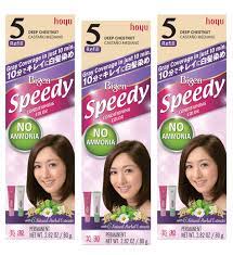 Do not use to dye eyelashes or eyebrows. Amazon Com Hoyu Bigen Speedy Hair Color Refill No 5 Deep Chestnut Pack Of 6 Herbal Supplements Beauty