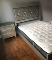 Contact us for the most current availability on this product. Ashley Olivet Silver Full Upholstered Bed Including Nightstand Ebay