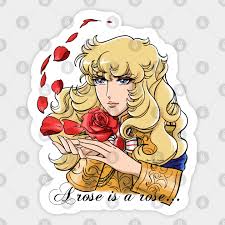 Lady oscar siempre está acompañada de su fiel a amigo andre, juntos tendrán que afrontar su destino de ser. Lady Oscar Versailles No Bara Aufkleber Teepublic De