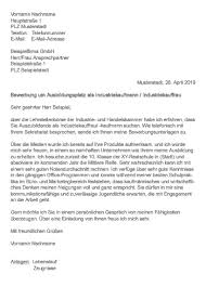 Nun möchte ich auch beruflich in diesem bereich arbeiten und eine ausbildung zum fachinformatiker ab 01.09.2020 bei ihnen im hause beginnen. Muster Bewerbung Als Industriekaufmann Industriekauffrau