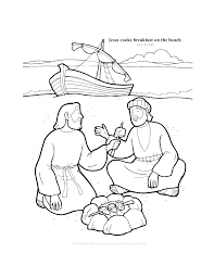 Jesus shared the boy's lunch with everyone there. 52 Free Bible Coloring Pages For Kids From Popular Stories