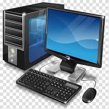 Desktop computer with transparent screen. Transparent Background Computer Cliparts Foto Images