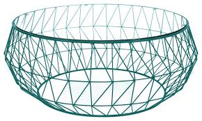 It is a top quality round coffee table with a smooth laminate top and strong metal frames. Leisuremod Malibu Modern Round Glass Top Coffee Table With Chrome Wire Base Contemporary Coffee Tables By Leisuremod Houzz