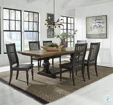 Harvest Home Chalkboard 42 Extendable Dining Table In 2021 Dining Room Furniture Liberty Furniture Black Dining Room Furniture