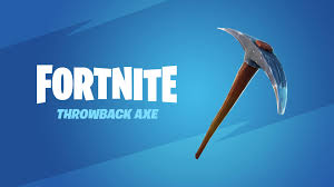 Drolby‏ @drolbygames 20 мая 2019 г. How To Earn The Throwback Axe Pickaxe For Free In Fortnite Fortnite Intel