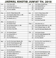 Check spelling or type a new query. Foto Dakwah Jadwal Khatib Sholat Jumat Tahun 2018 Di Masjid Nurul Iman Blok M Square