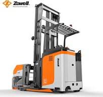 Man-Down 1.6t Zowell Narrow Space Rail/Magnetic Guidance Truck Vna Fork  Lift Manufacture Vda16