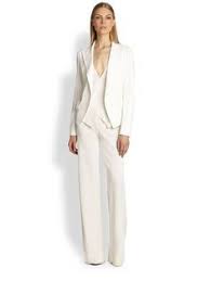 Ivory Lesbian Bride Trouser Suits Uk Google Search Pantsuit Fashion Tweed Jacket