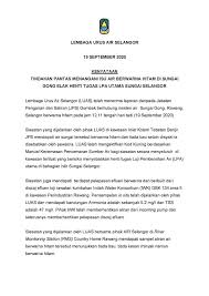 Air selangor is attempting to dilute and to flush out the contaminants in sungai selangor by. Kenyataan Tindakan Pantas Menangani Lembaga Urus Air Selangor Facebook