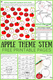 Most worksheets are double sided! Apple Worksheets For Preschool Little Bins For Little Hands