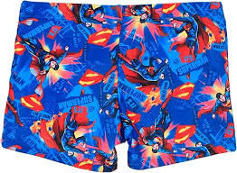 Superman Disfraz de baño, pantalón corto DC Comics para niño, turquesa, 4 años : Amazon.es: Moda