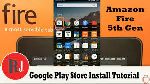 Amazon Fire 7in 5th Gen Google Play Store Install And Remove Lock Screen Ads Tutorial Tablet Google Play Kindle Fire Tablet