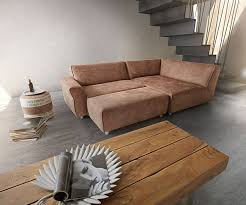 Ecksofa Loft 255x160 Braun Inklusive Hocker By Ultsch Ecksofa Sofa Loft