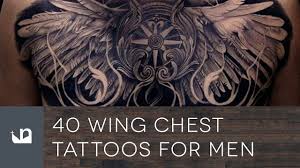 These cool designs make up the best tattoos we've seen. 40 Wing Chest Tattoos For Men Youtube
