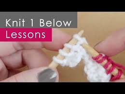 Maybe you would like to learn more about one of these? How To Knit One Below K1b Knitting Lessons For Beginners Youtube
