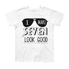 Birthday Boy Shirt Ideas 7th Birthday Shirt Boy Seventh Birthday Outfit Seven Year Old Birthday Gift Birthday Boy Shirts Birthday Shirts 7th Birthday Boys