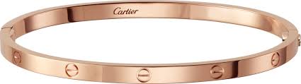 love bracelet sm pink gold