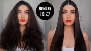 A couple of methods are available to straighten the curly or wavy hair. How To Straighten And Curl Frizzy Hair Youtube