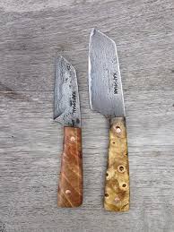 Kampman Knives Hand Forged Neo Tribal Brut De Forge Knife Kitchen Knives Handmade Forged Knife