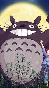 Totoro Forest Anime Cute Illustration Art Blue Iphone 7 Wallpaper Anime Wallpaper Iphone Christmas Tree Wallpaper Anime Wallpaper
