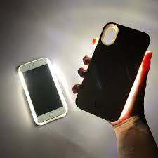 Light Glowing Iphone Case Light Glow Phone Case For Selfie Mobile Shell
